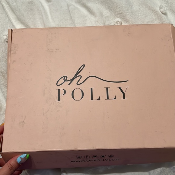 Oh Polly Embellished halter neck mini dress - Picture 6 of 7